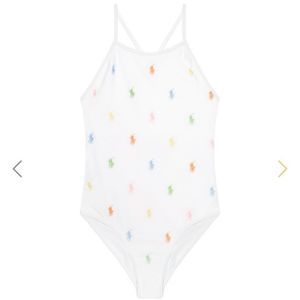 Polo Ralph Lauren Pony One-Piece Swimsuit NWT